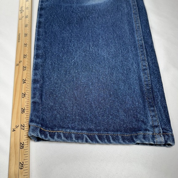 Men's Rustler by Wrangler Denim Jeans Regular Fit Dark Wash 87619PW 35x30 - Picture 6 of 7